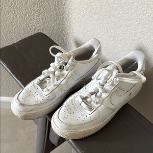 Nike White AirForce 1 Sneakers